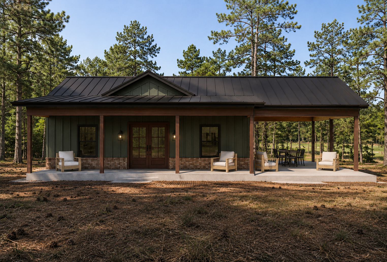 The Pine classic golf simulator clubhouse by Paragon